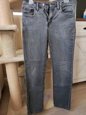 Levis Classic Men's Gray Straight-Leg Jeans